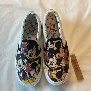 Disney Mickey Mouse Kids Slip-On Sneakers - Multicolor